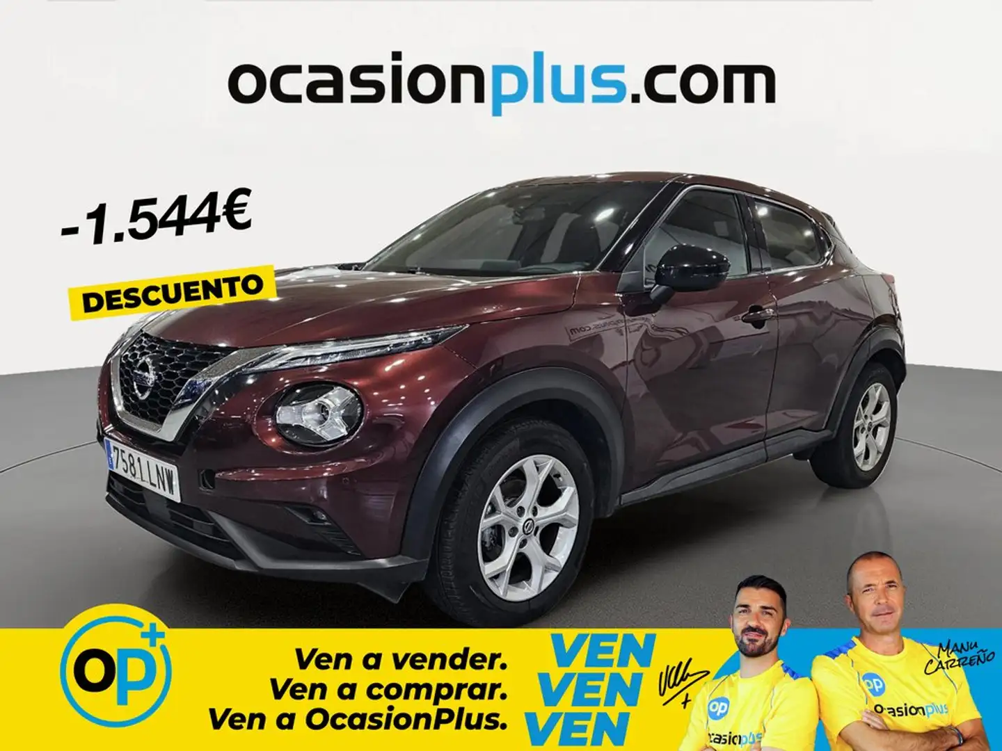 Nissan Juke 1.0 DIG-T N-Connecta 4x2 DCT 7 114 Rojo - 1