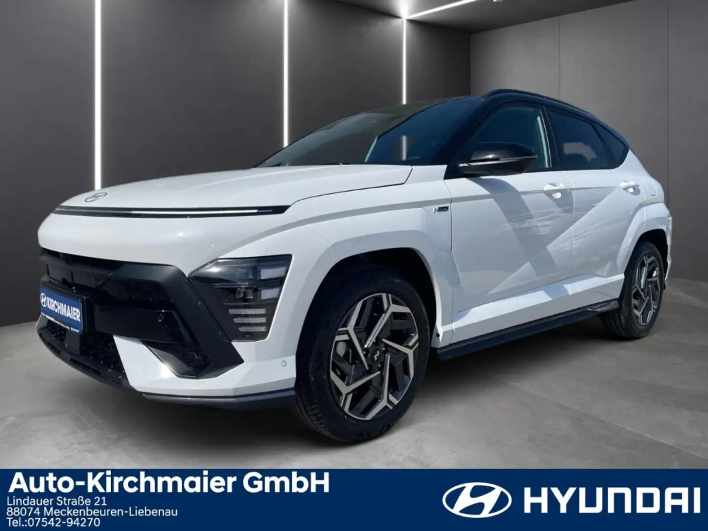 Hyundai KONA N Line 4WD 1.6 T-GDi Ultimate-Paket, BOSE, Dachlac Weiß - 1