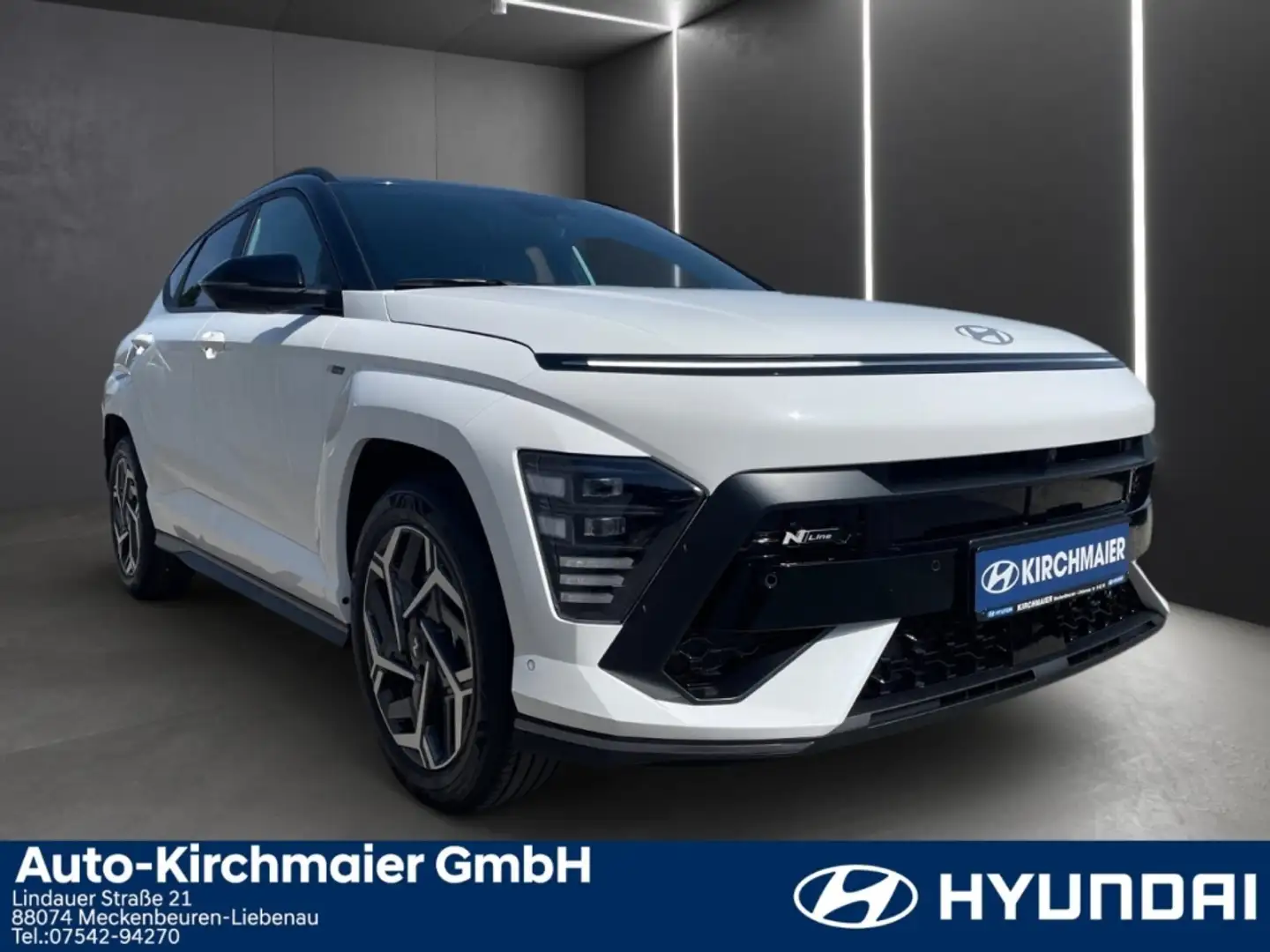 Hyundai KONA N Line 4WD 1.6 T-GDi Ultimate-Paket, BOSE, Dachlac Weiß - 2