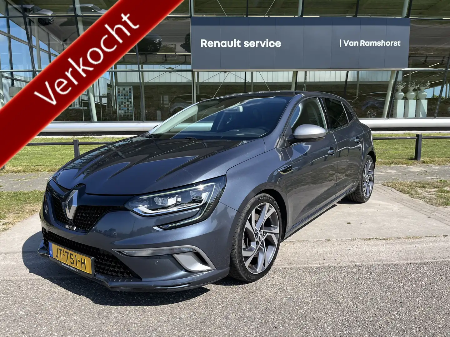 Renault Megane 1.6 TCe GT 205 PK / Automaat / 4Control/Camera / B Grijs - 1