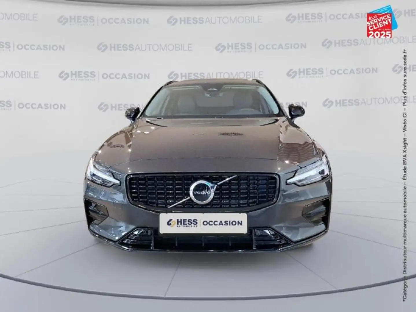 Volvo V60 B4 197ch Plus Style Dark DCT 7 Gris - 1