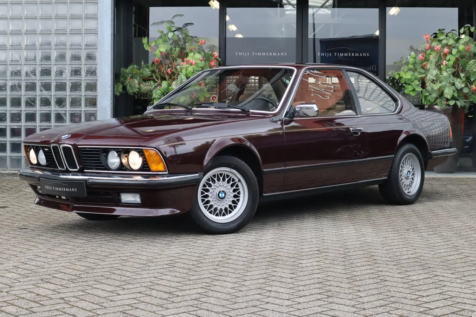 BMW 635 6-serie CSi | Uniek exemplaar | Burgundy rood Rouge - 1