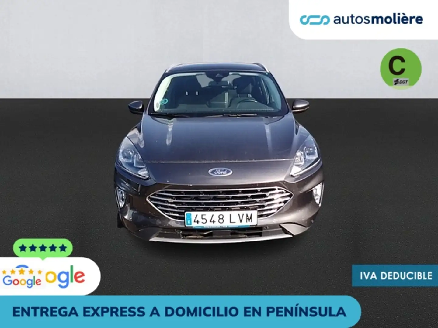 Ford Kuga 1.5 EcoBlue Titanium FWD 120 Aut. Gris - 2