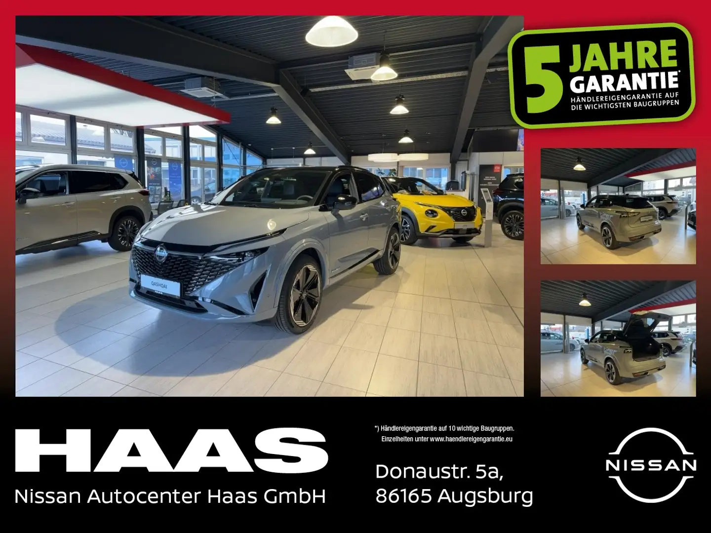 Nissan Qashqai 1.5 VC-T N-Design e-Power Matrix+ACC+LED Grau - 1