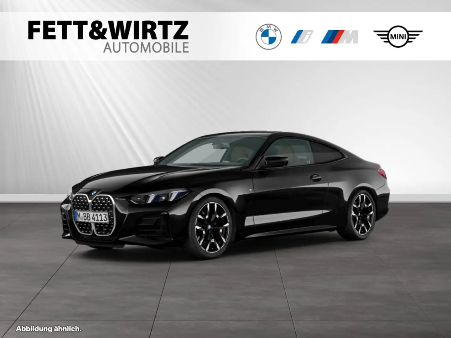 BMW 430 i xDrive Coupé M Sport|Glasdach|H/K|Standhzg. Schwarz - 1