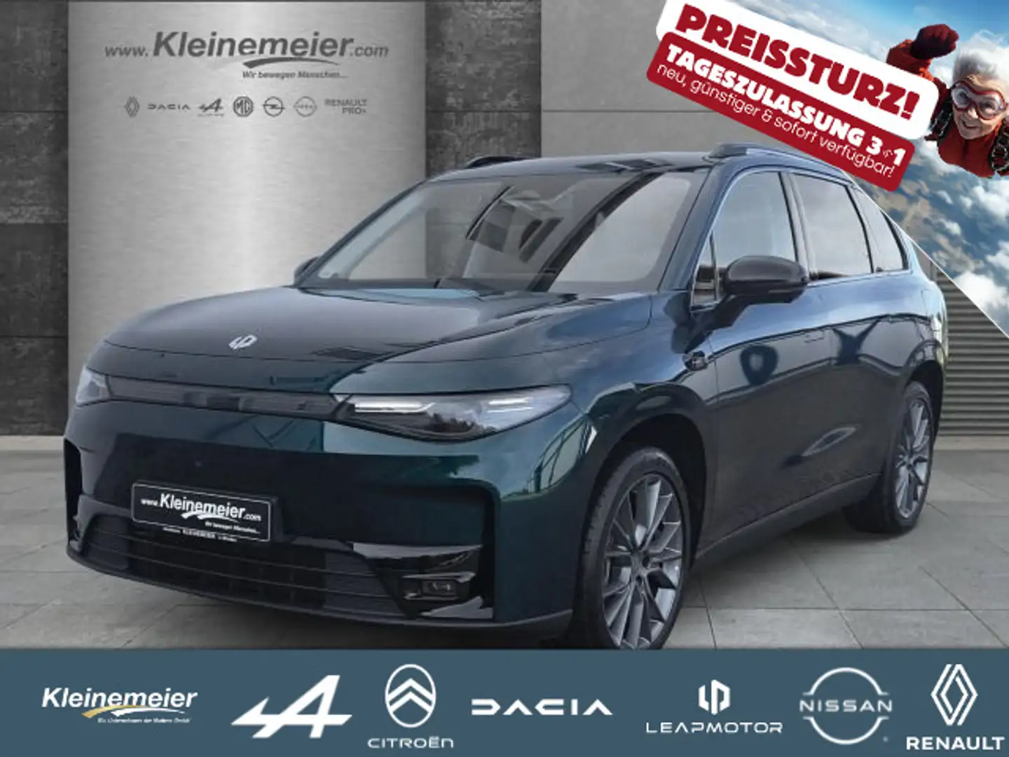 Leapmotor C10 Design|Kamera|NAVI|Klimaaut.|SHZ|Pano|LED Zelená - 1