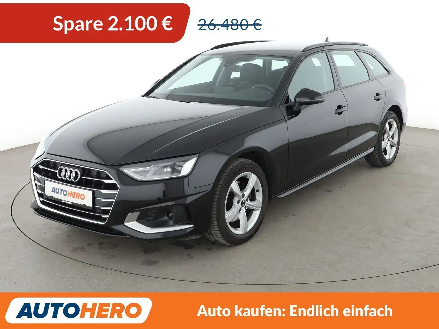Audi A4 35 TDI advanced Aut.*NAVI*LED*ACC*PDC*SHZ* Noir - 1
