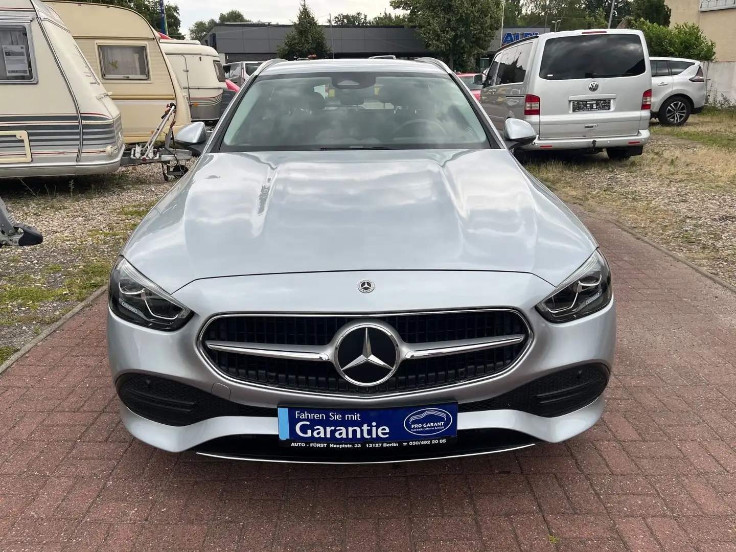 Mercedes-Benz C 200 T d AUTOM+NAVI+AHK+ Silber - 2