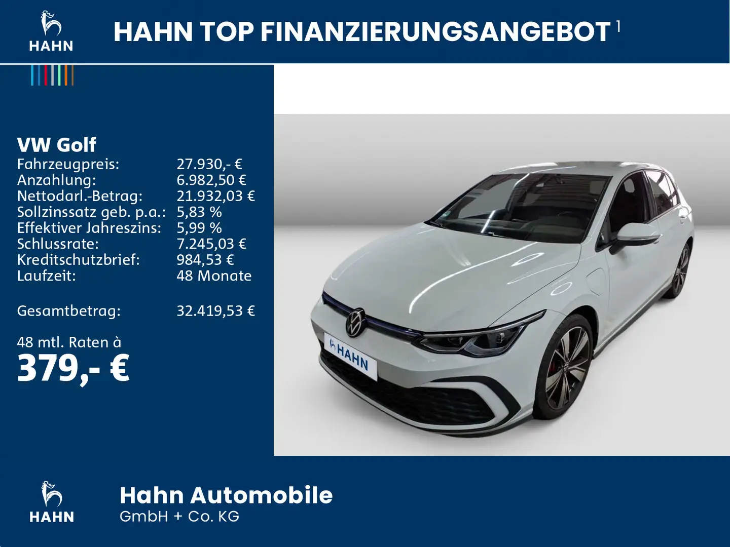 Volkswagen Golf GTE VIII GTE 1.4eTSI DSG AHK Climatronic Sitzh Weiß - 2