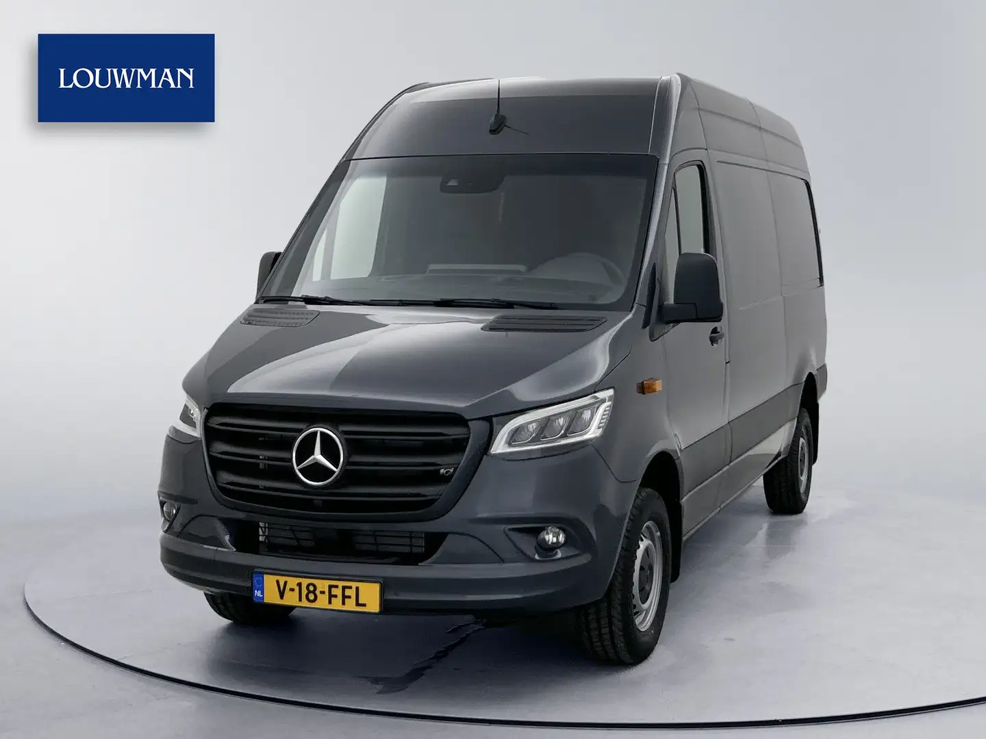Mercedes-Benz Sprinter 319 1.9 CDI 366 L2H2 9G-Automaat Nieuw BPM Vrij LE Grijs - 2