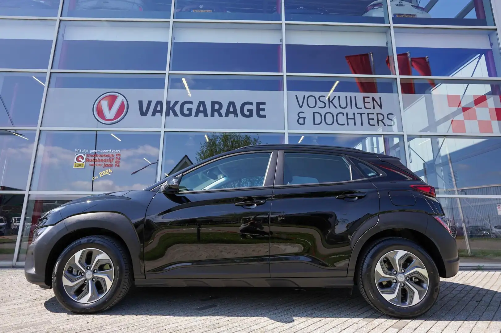 Hyundai KONA 1.6 GDI HEV Business Hybrid | Navi | Carplay Zwart - 2