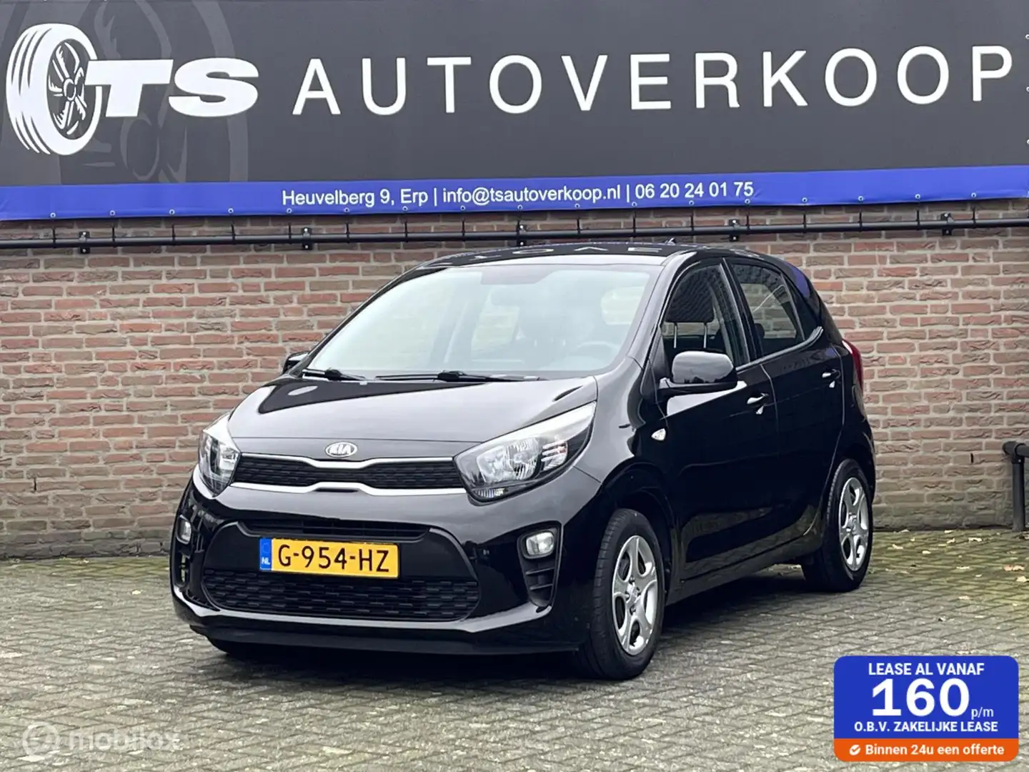 Kia Picanto 1.0 MPi ComfortPlusLine+CARPLAY+CAMERA Zwart - 1