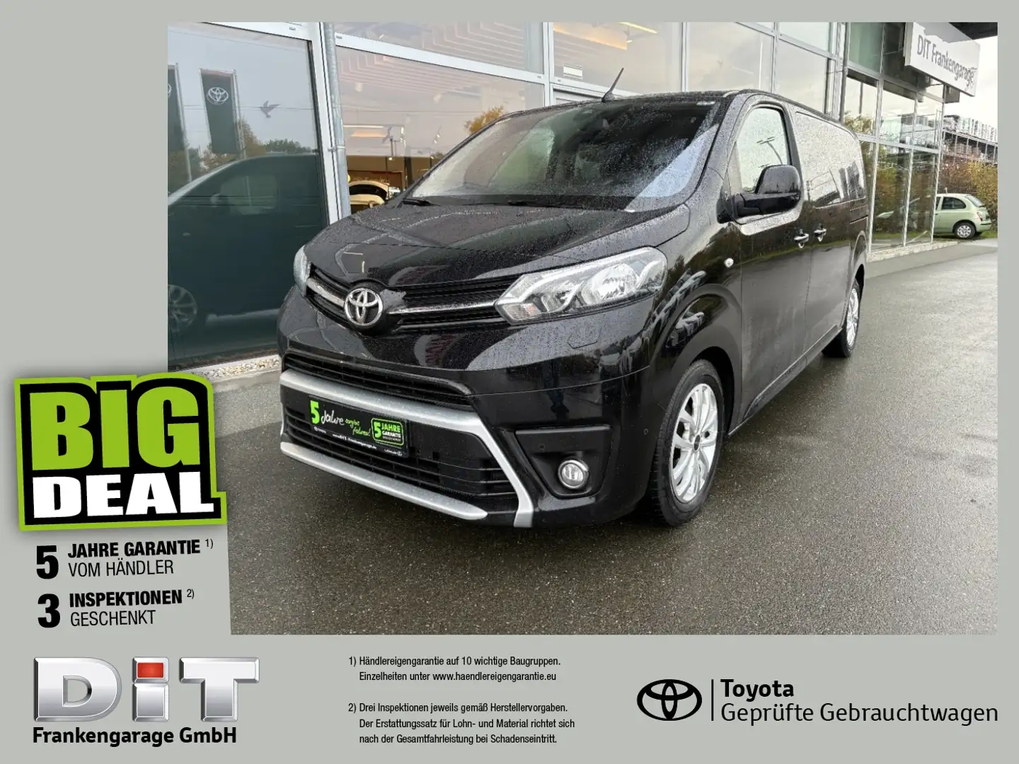 Toyota Proace Verso 2.0 D-4D L1 Team D HUD, Navi, Kamera Negro - 1