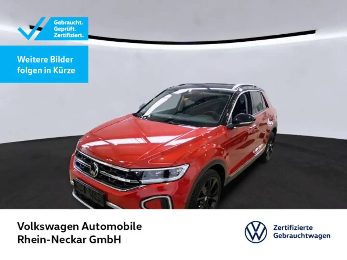 Volkswagen T-Roc 2.0 TDI Style DSG Standheizung Navi AHK uv Rot - 1