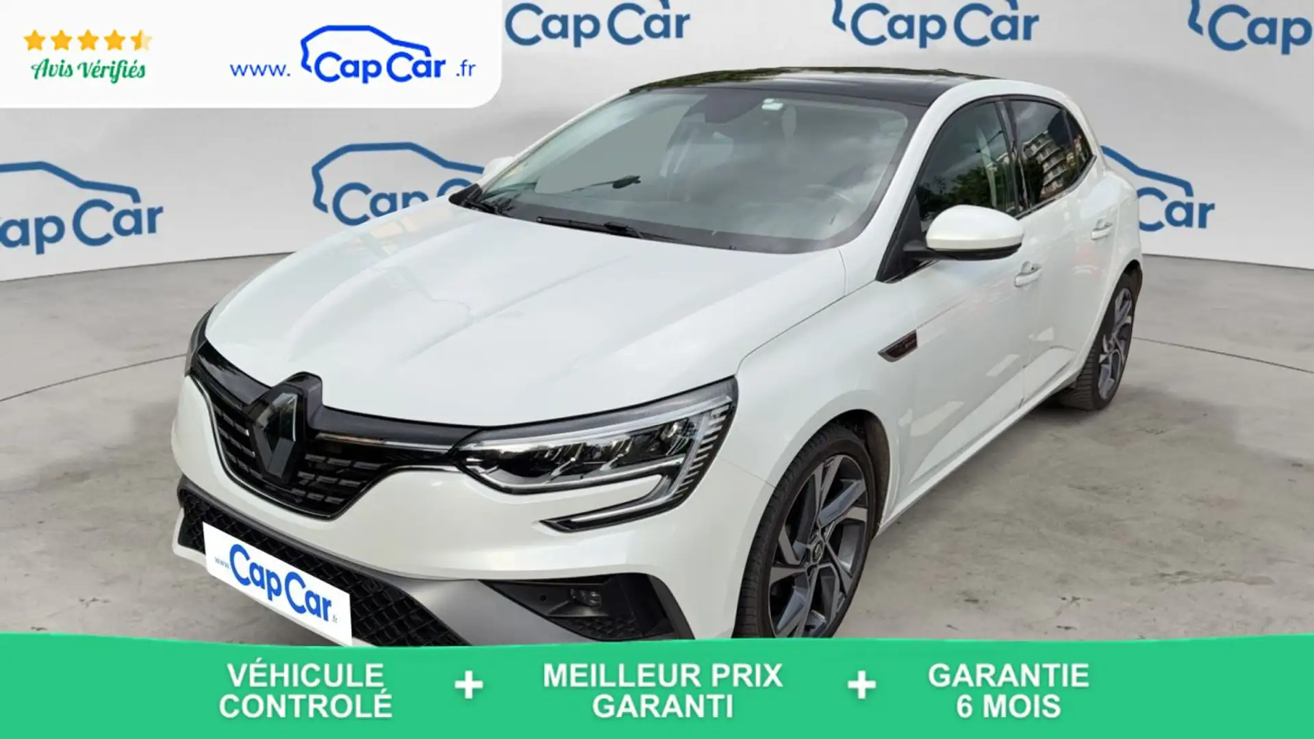 Renault Megane IV 1.5 Blue dCi 115 EDC RS Line - Toit ouvrant Blanc - 1