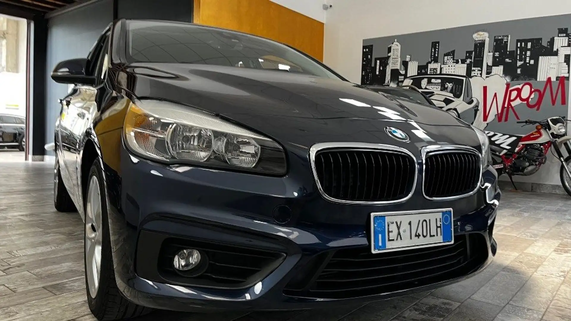BMW 216 d Active Tourer- EURO 6 - Molto ben tenuta Bleu - 2