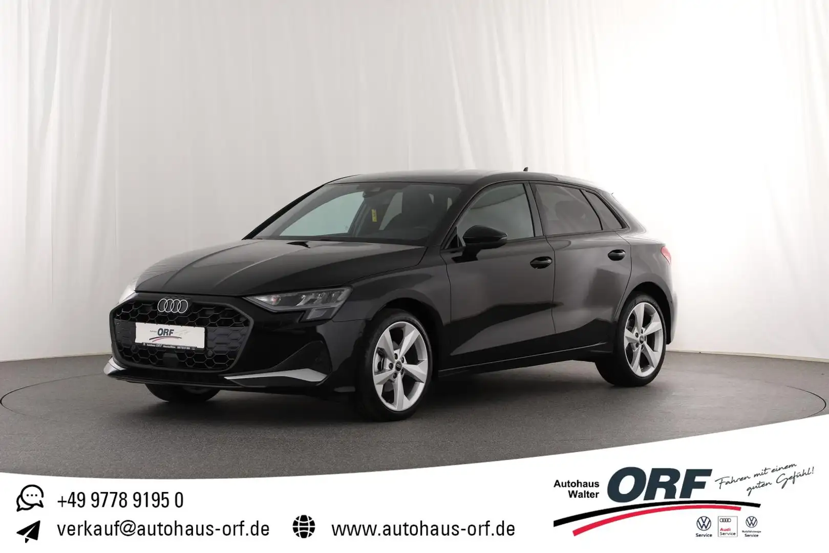 Audi A3 Sportback 35 TDI advanced S-tronic LED NAVI VIRTUA Schwarz - 1