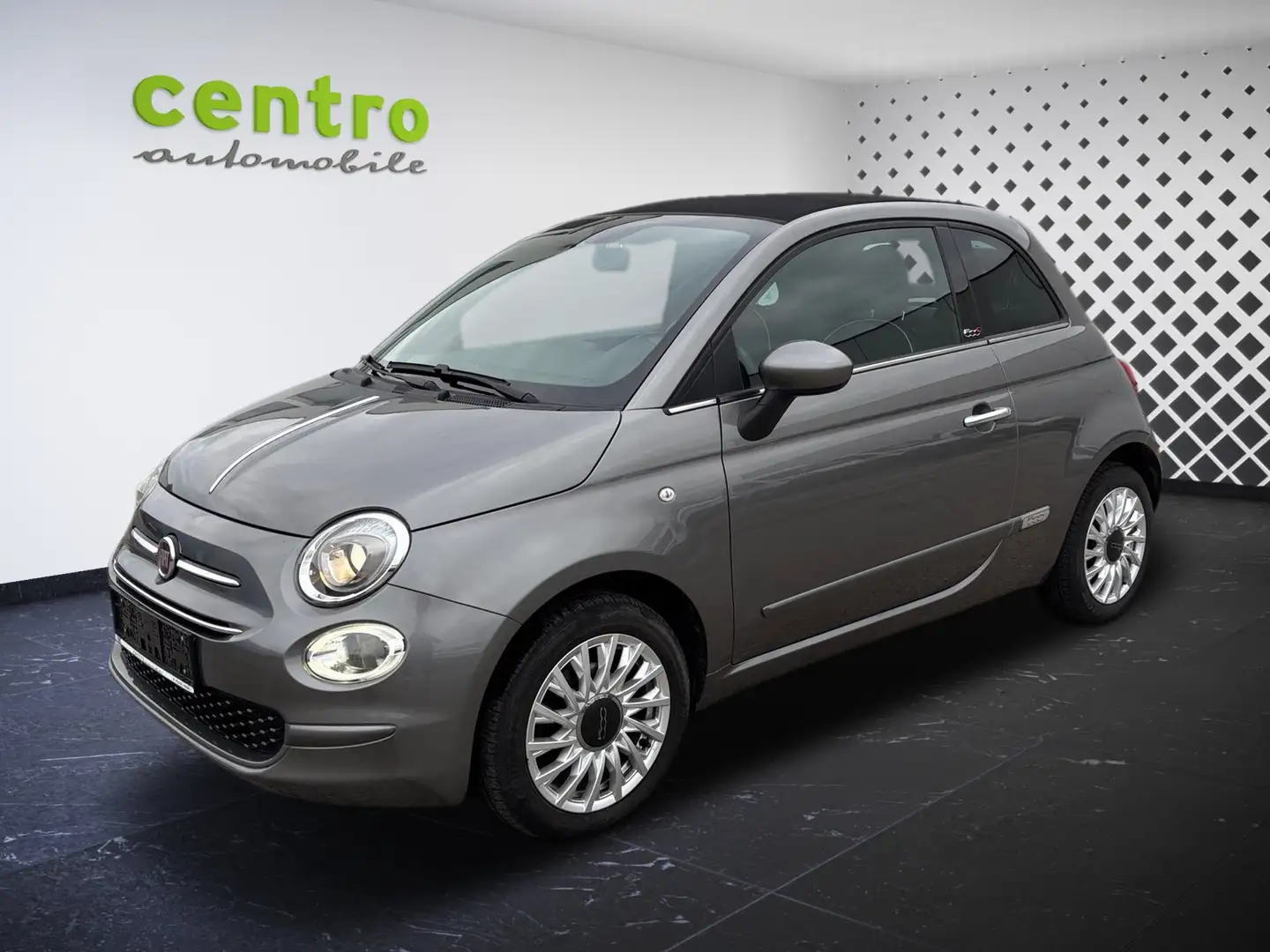 Fiat 500C Cabrio Dualogic Lounge Gris - 2