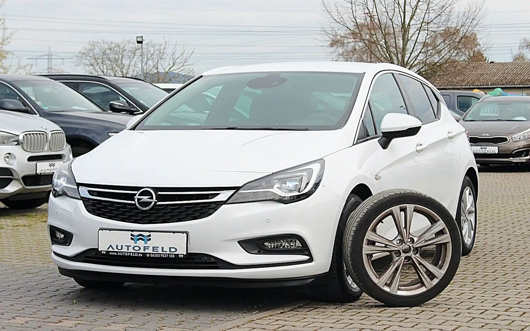 Opel Astra 1.6 Turbo /LED/8FACH/NAVI/CARPLAY/RCAM/ Bianco - 1