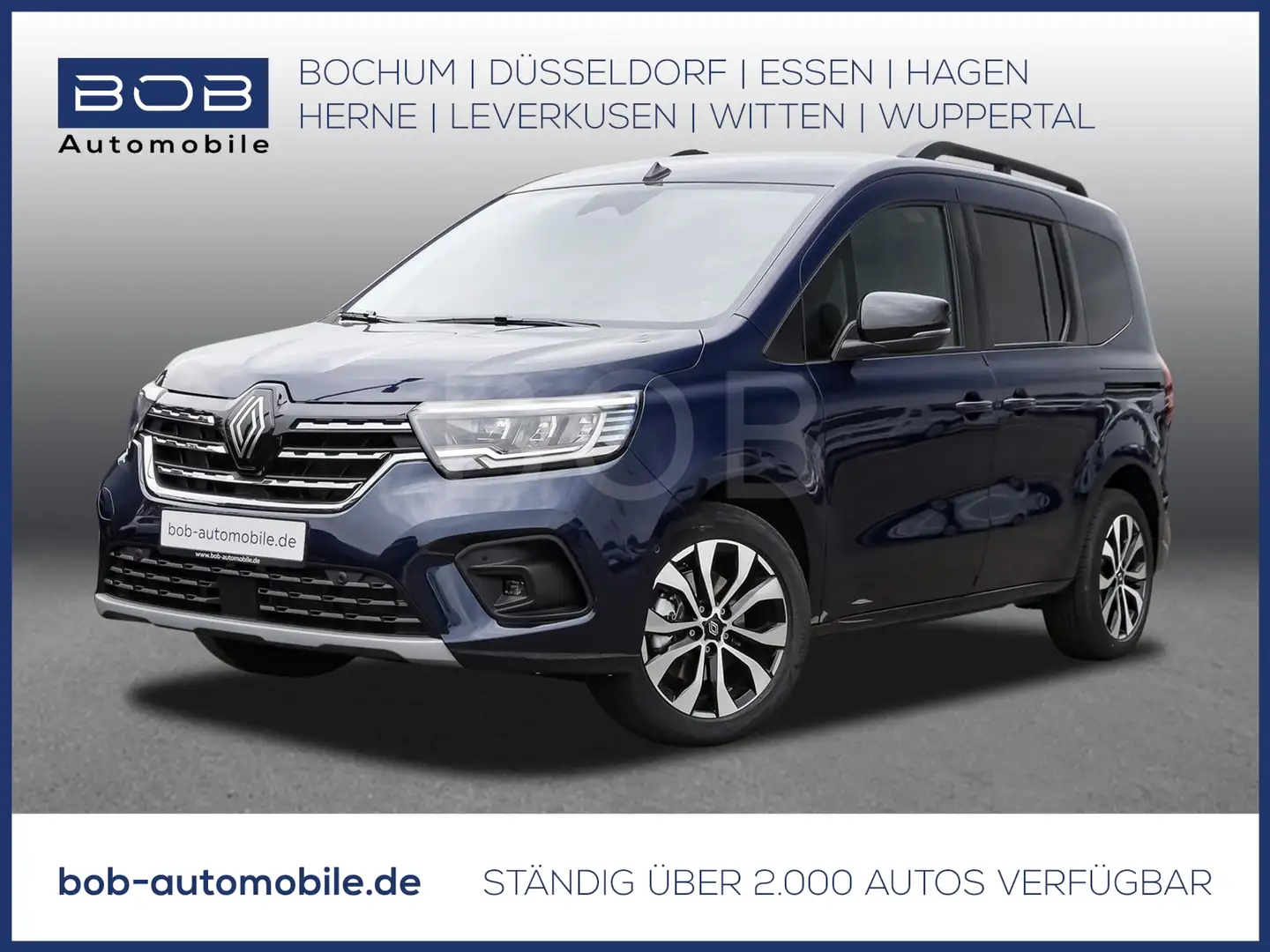 Renault Kangoo PKW TECHNO TCe 130 EDC NAVI SHZ PDC KLIMA Blauw - 1