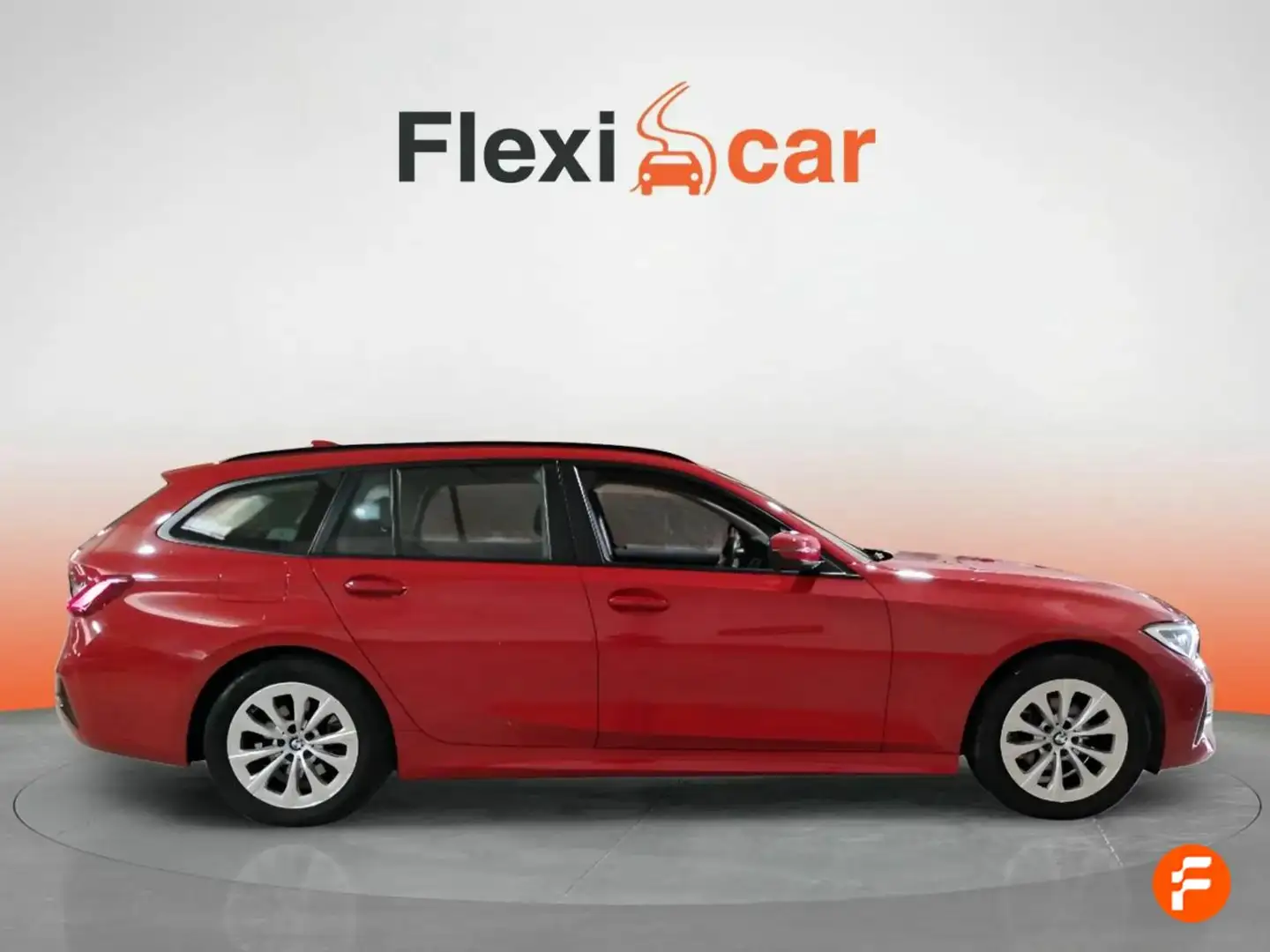 BMW 318 318d Auto.Touring Rojo - 2