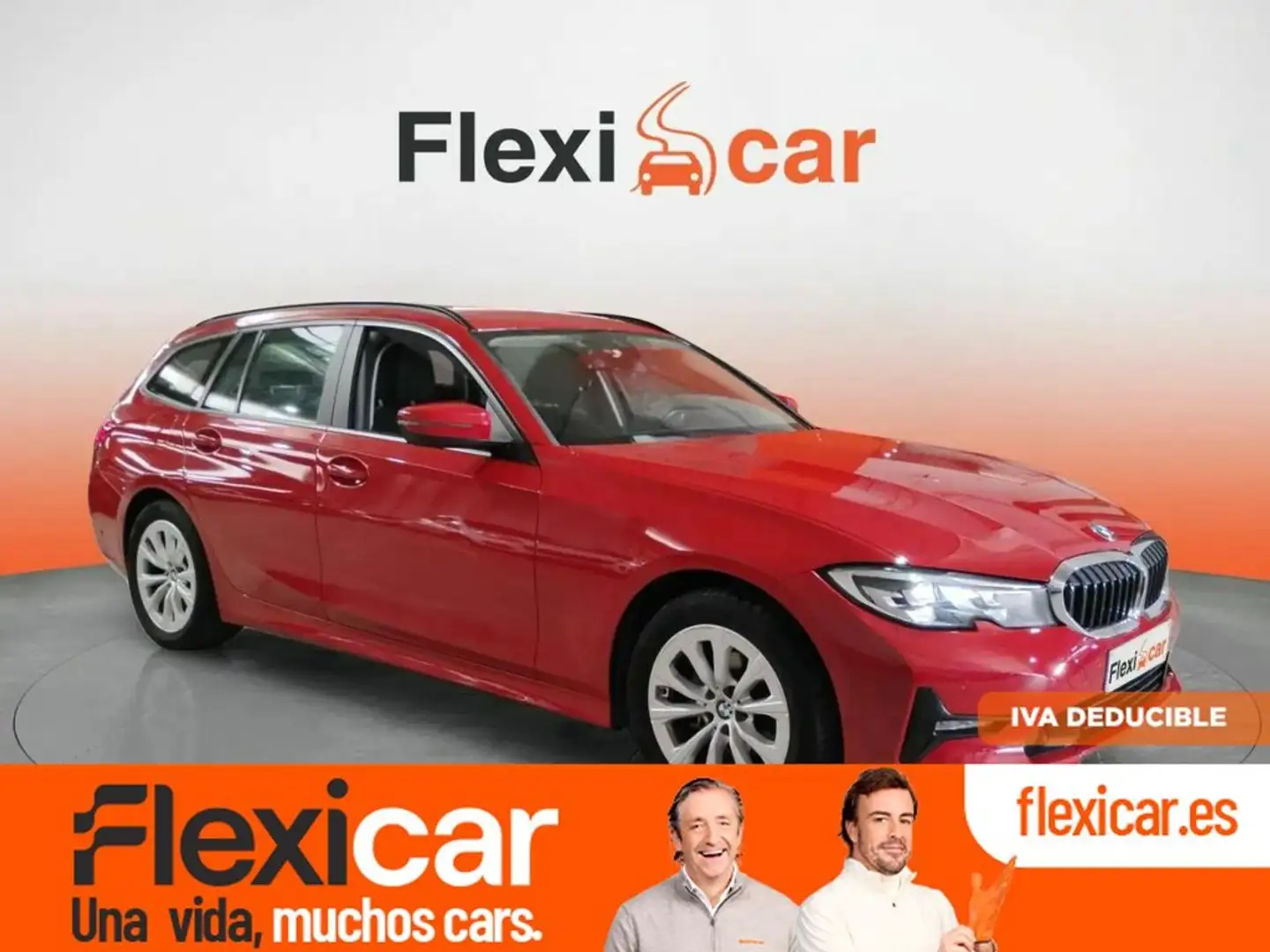 BMW 318 318d Auto.Touring Rojo - 1