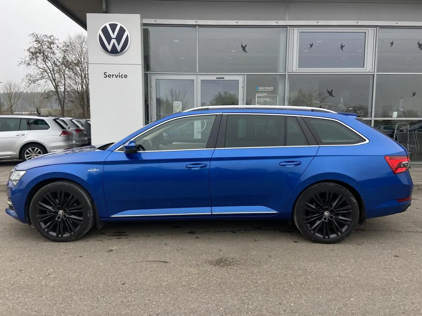 Skoda Superb Combi iV 1.4 TSI DSG L&K LEDER+STANDHEIZU Blau - 2