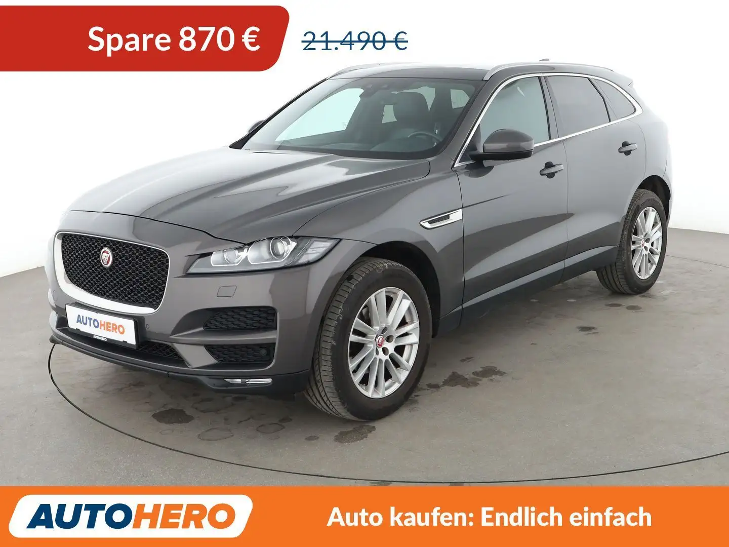 Jaguar F-Pace 20d Prestige AWD Grau - 1