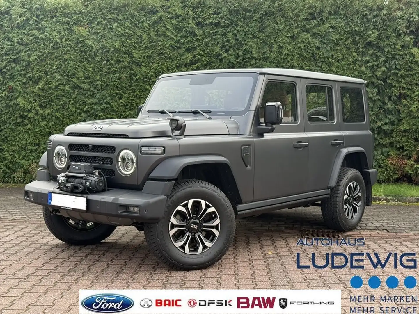 BAW 212 LED Seilwinde Suchscheinwerfer 4x4 Grau - 1