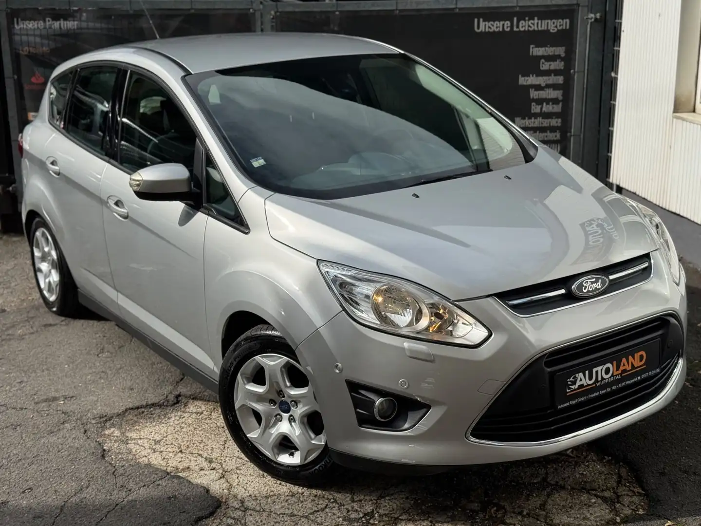Ford C-Max Trend 1.6l*Nur 90TKM*2.HAND*KLIMA*SZHG*PDC Silber - 1