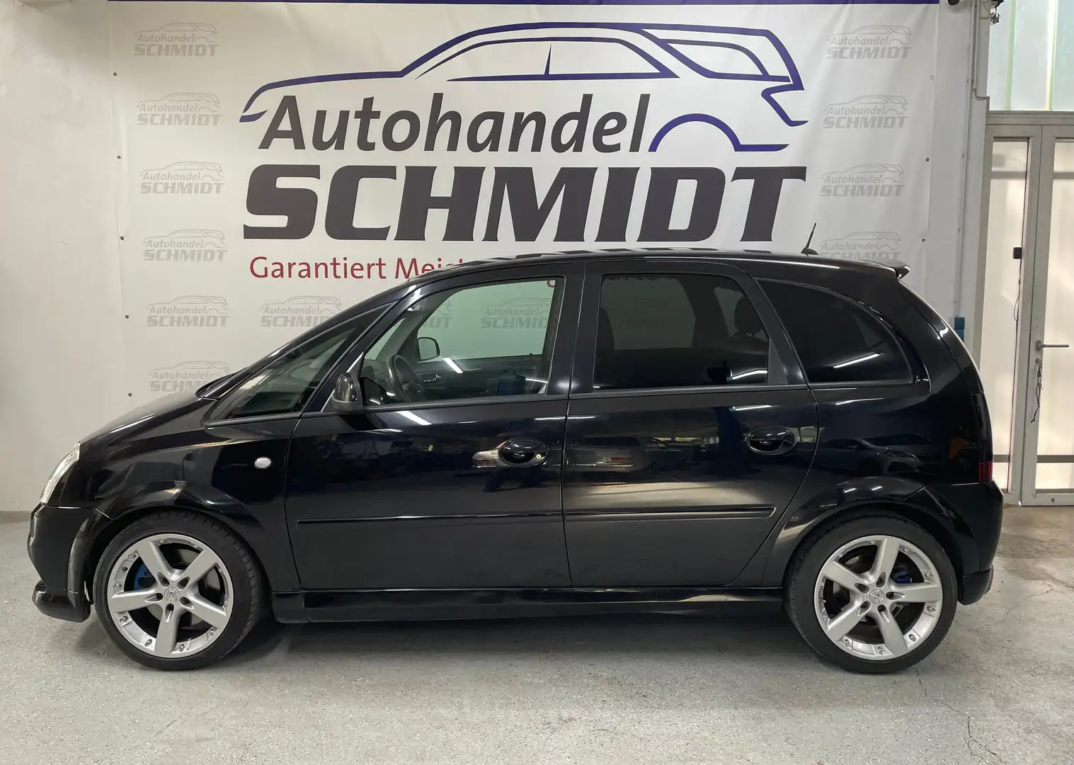 Opel Meriva A OPC 1,6 Turbo Recaro Leder für Export Gewerbe Schwarz - 2