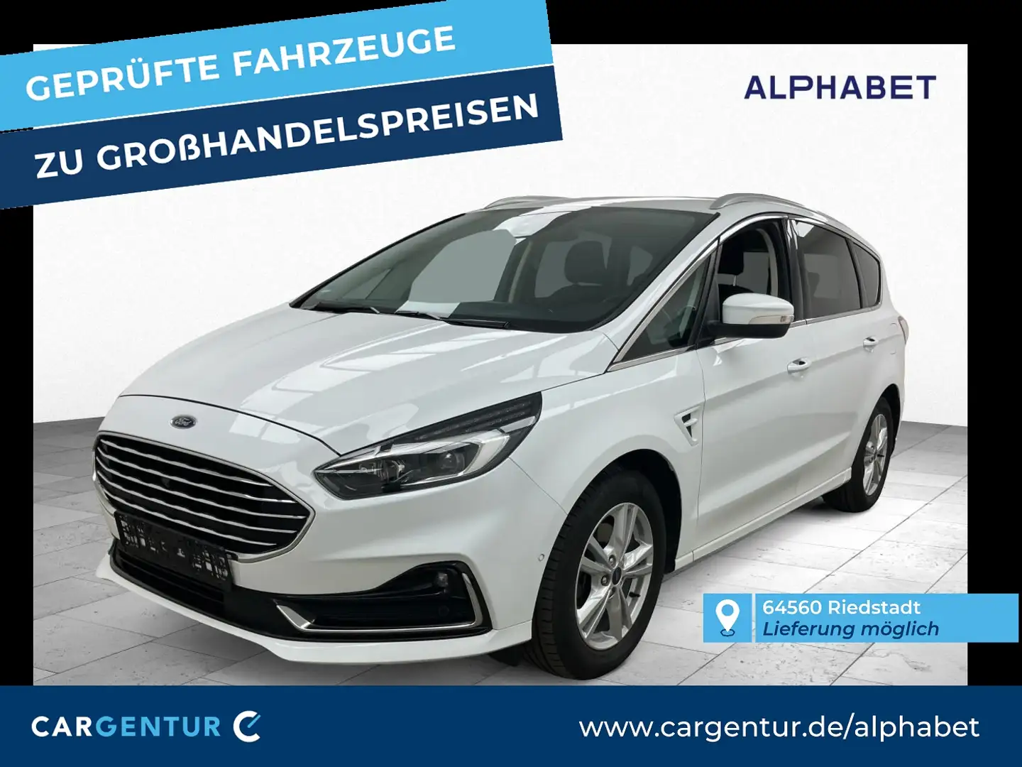 Ford S-Max 2.0 EcoBlue Titanium AHK SpoSi Navi Key Weiß - 1