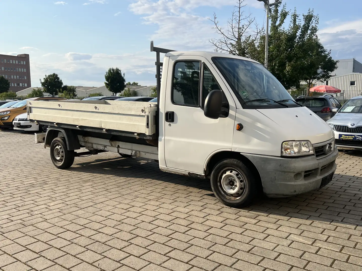 Fiat Ducato 244.Fiat Ducato 15 2.3 JTD offener kasten 81kw Blanc - 1