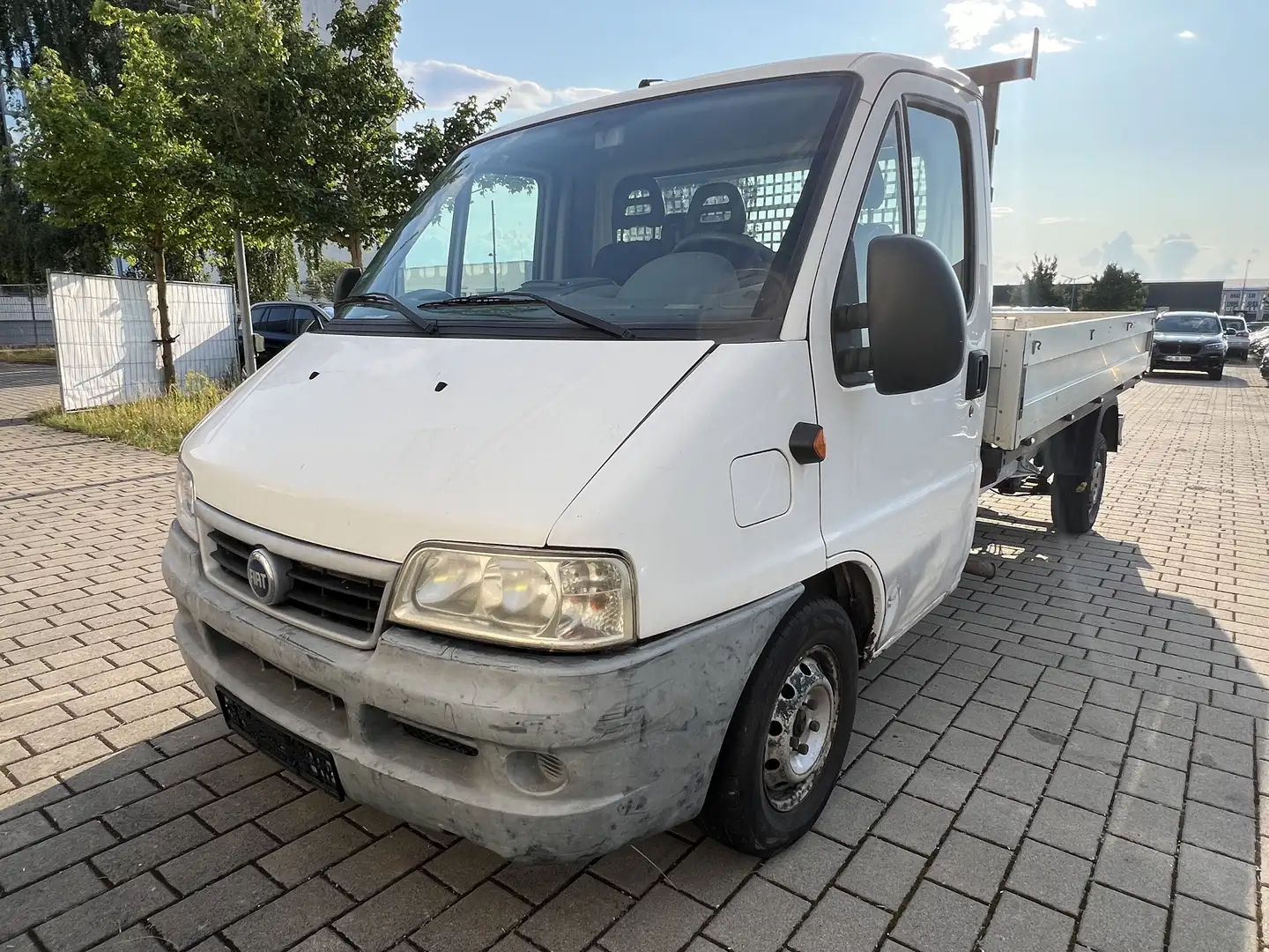 Fiat Ducato 244.Fiat Ducato 15 2.3 JTD offener kasten 81kw Blanc - 2