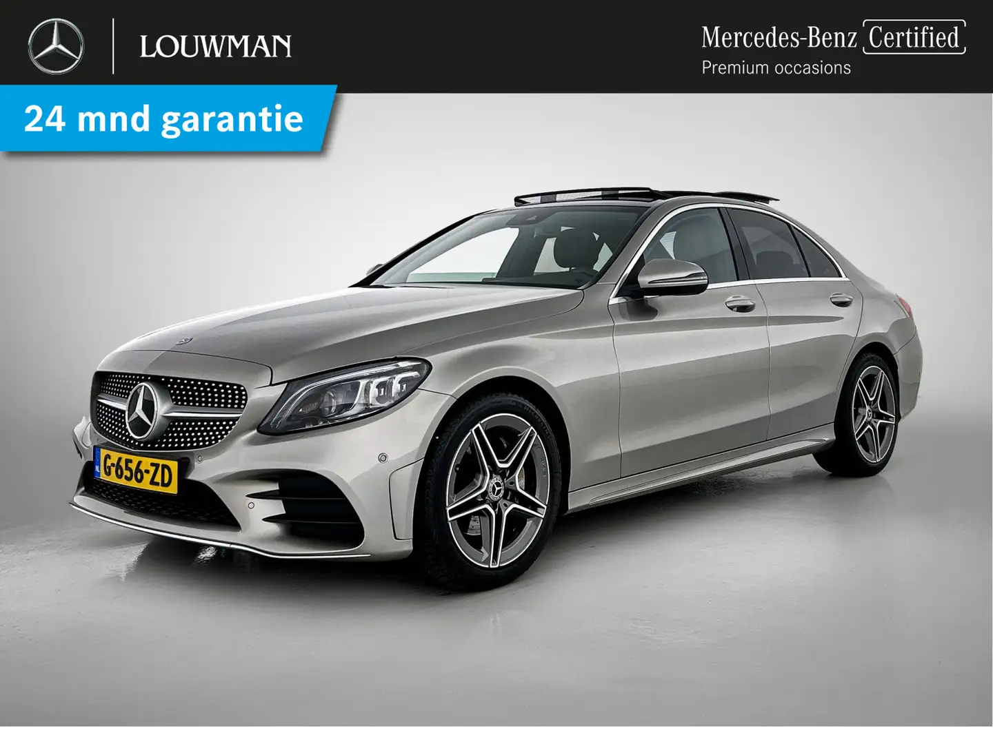Mercedes-Benz C 160 Business Solution AMG | Panoramadak | Navigatie | Grijs - 1
