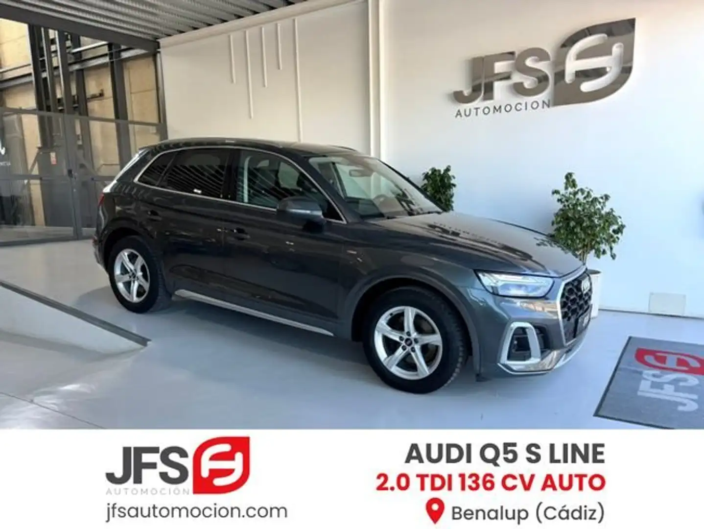 Audi Q5 S Line 2.0 TDI 136 CV Gris - 1