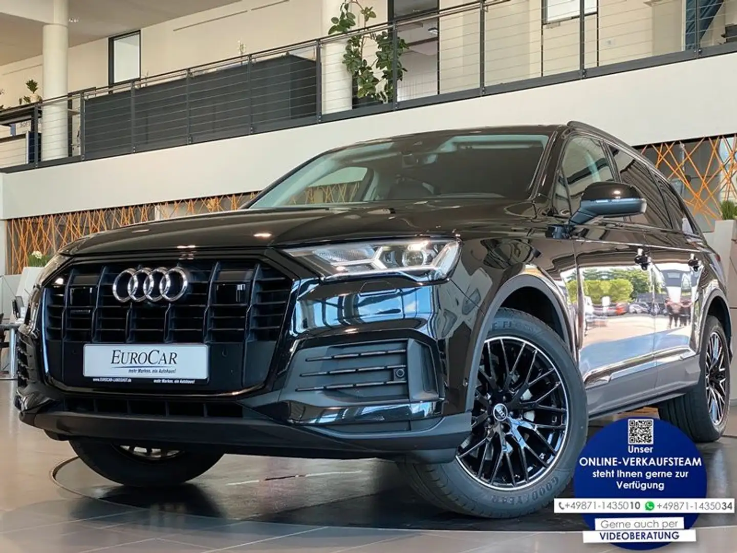 Audi Q7 50 TDI quattro Black ViCo Memory Sthz ACC HUD Schwarz - 1