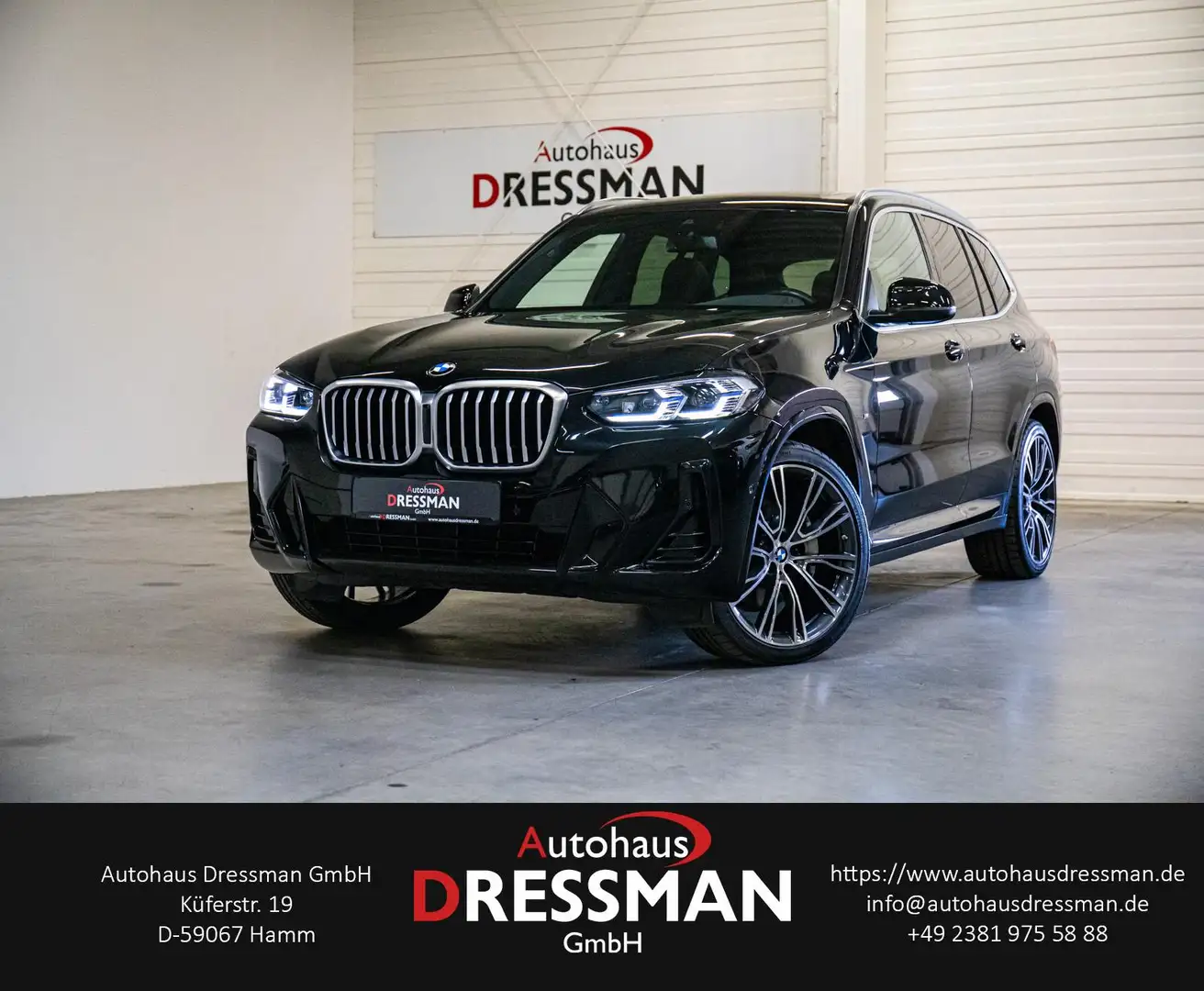 BMW X3 3.0 d XDRIVE M SPORT PANO LED LEDER DAB 21Z Чёрный - 1