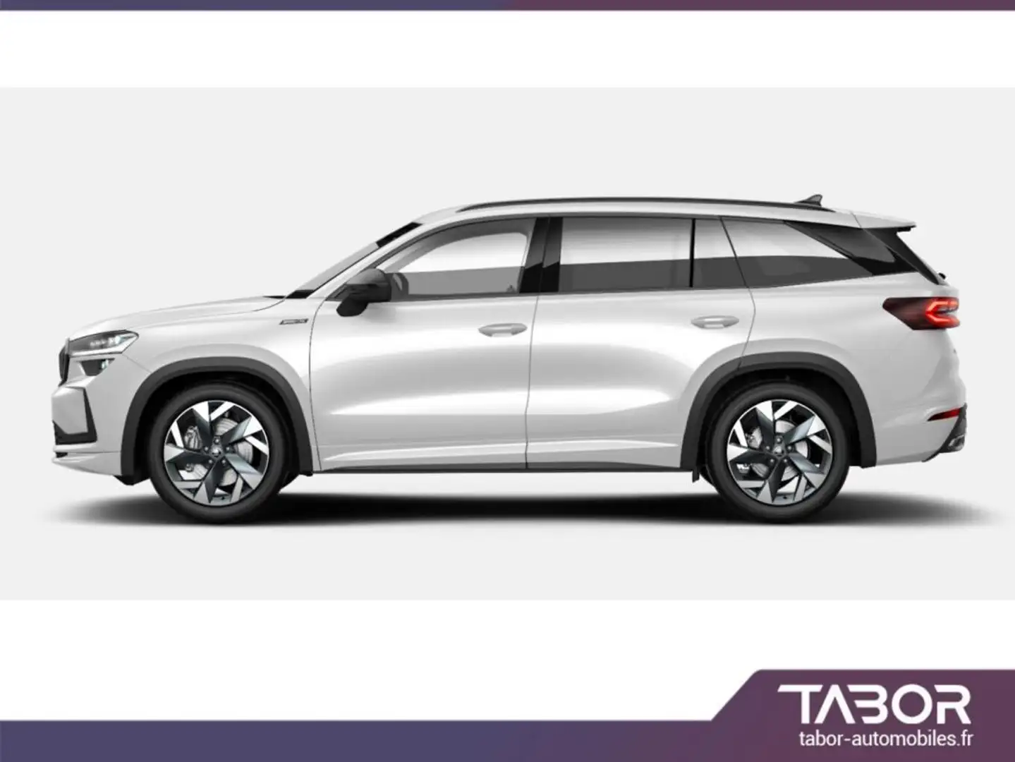 Skoda Kodiaq TDI 150 DSG Sportl Matrix Nav ACC Blanc - 2