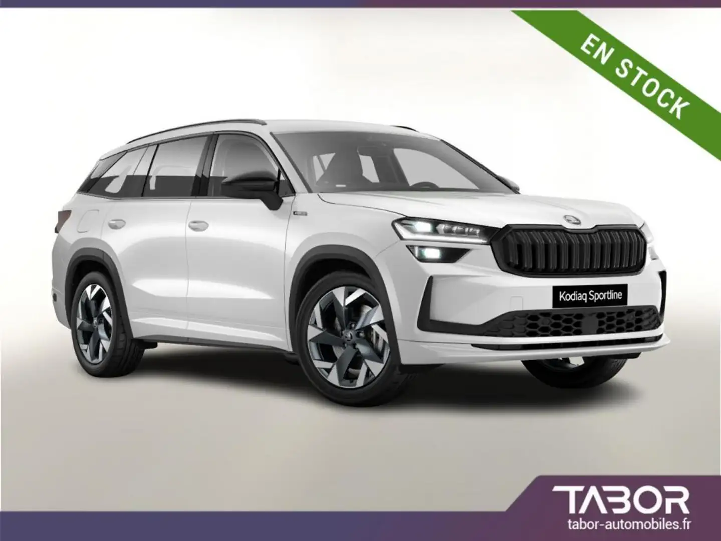 Skoda Kodiaq TDI 150 DSG Sportl Matrix Nav ACC Blanc - 1