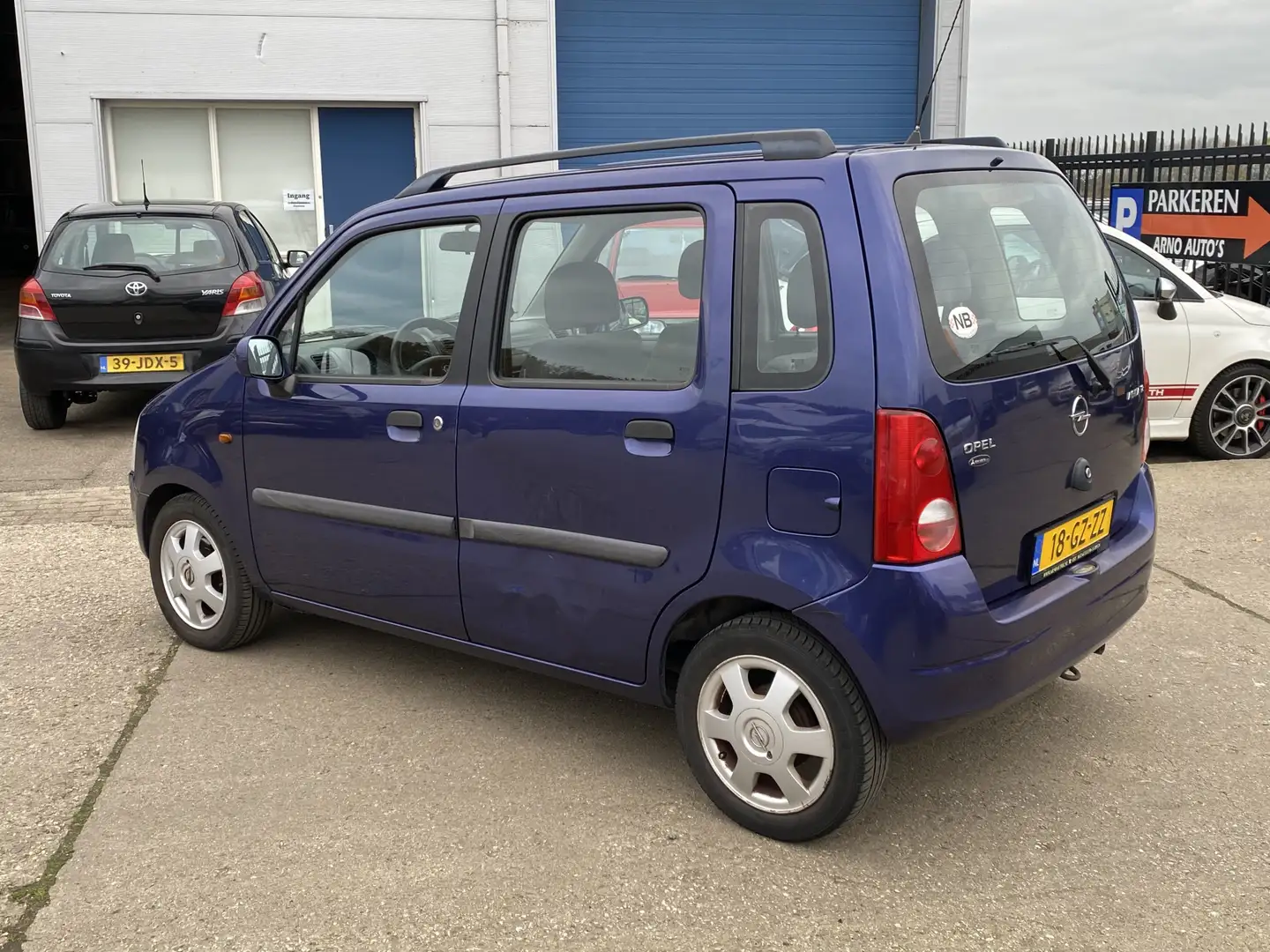 Opel Agila 1.2-16V Elegance, STUURBEKRACHTIGING, ELEK-RAMEN, Bleu - 2