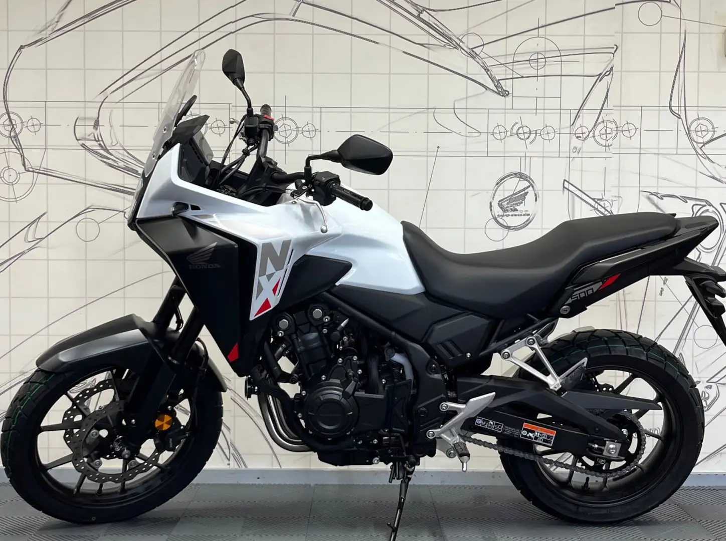 Honda NX 500 Blanc - 2