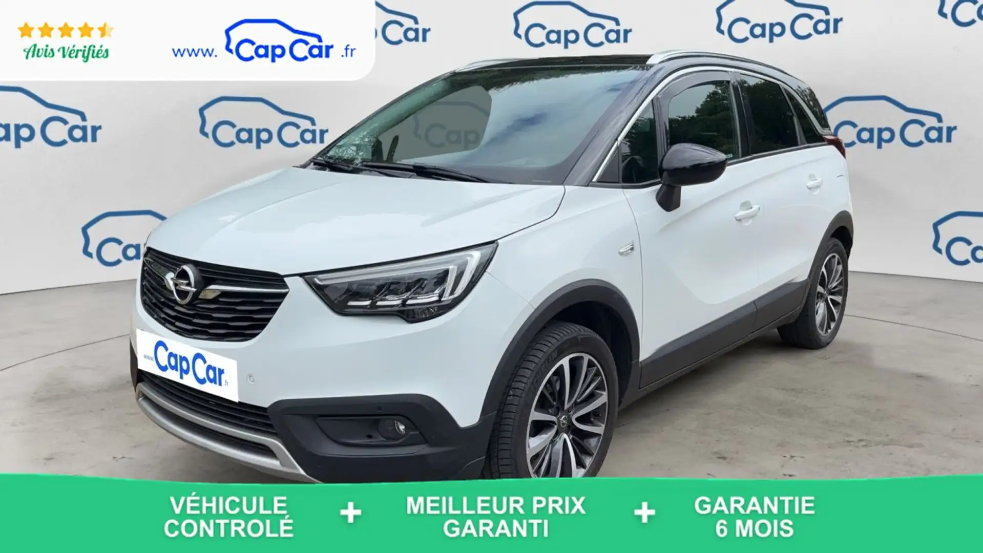 Opel Crossland X 1.2 Turbo 110 EAT6 Ultimate Blanc - 1