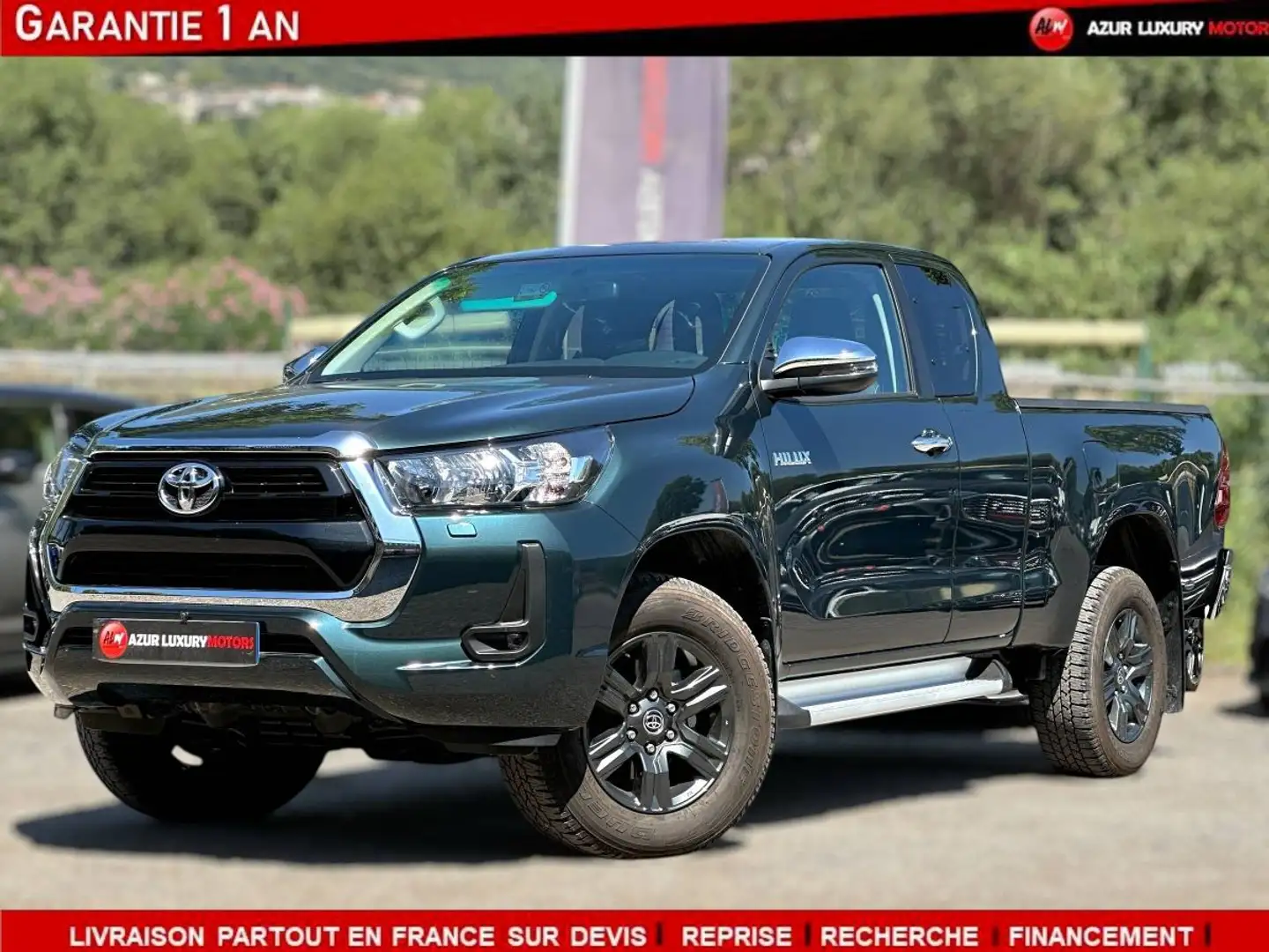 Toyota Hilux 2.4 D-4D X-Tra Cabine Légende 4WD Vert - 1