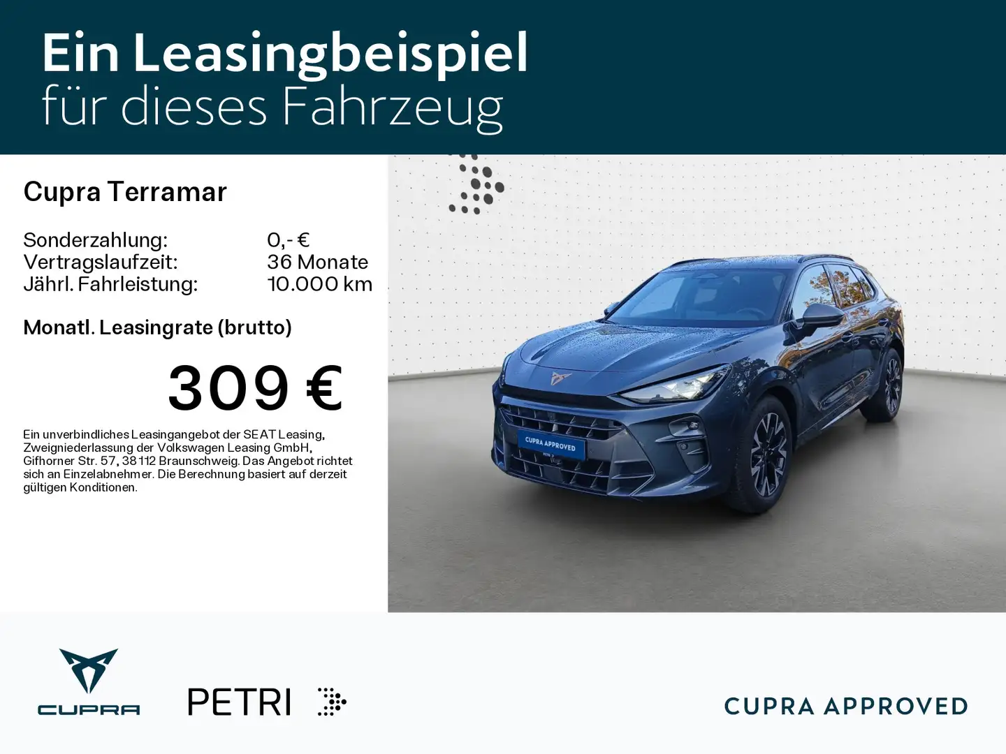 CUPRA Terramar 1.5 eTSI DSG*NAVI*KAM*HUD*Keyless*ACC*1 Grijs - 2