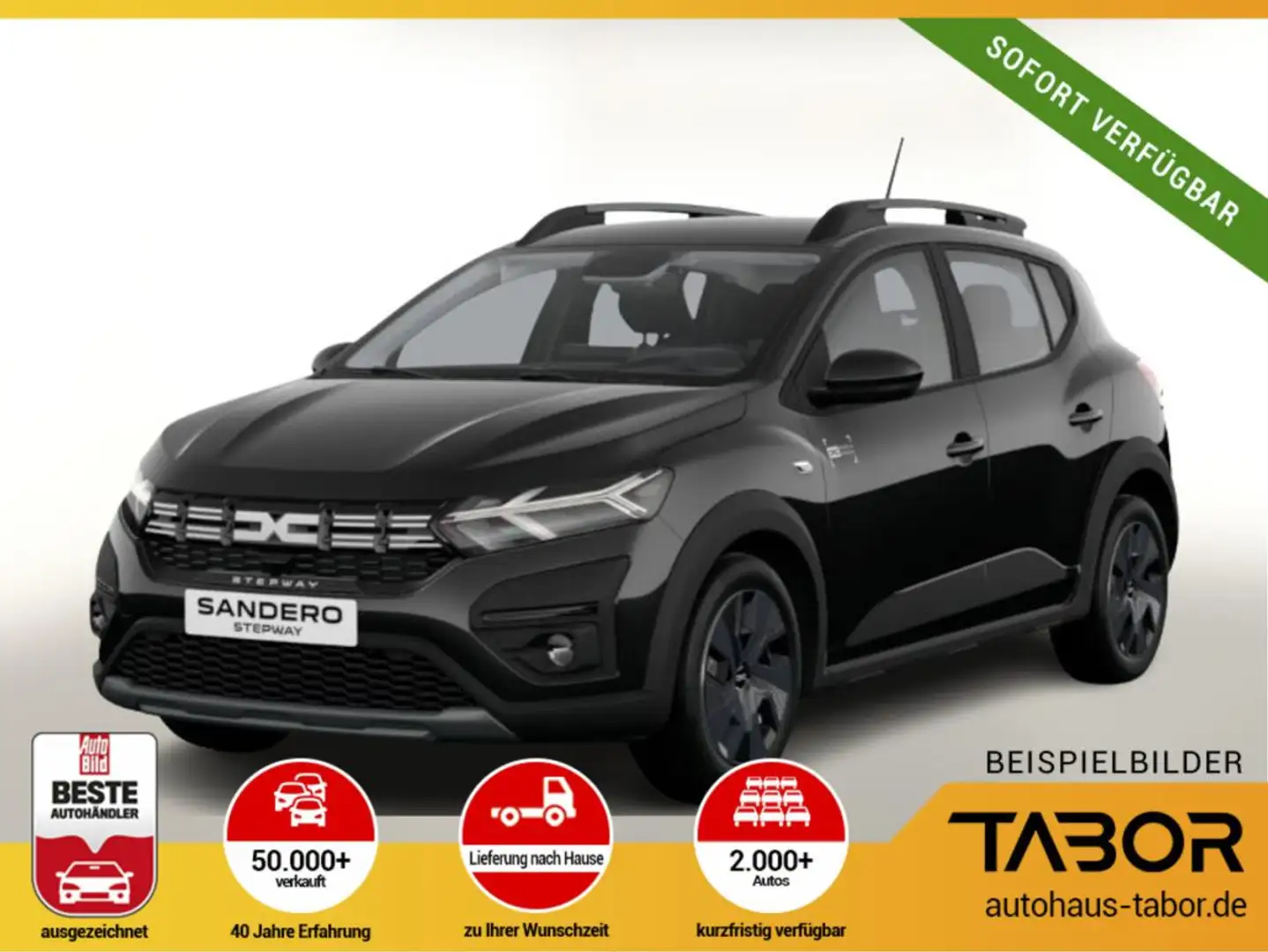 Dacia Sandero Expression TCe 90 Kam PDC vo/hi Schwarz - 1