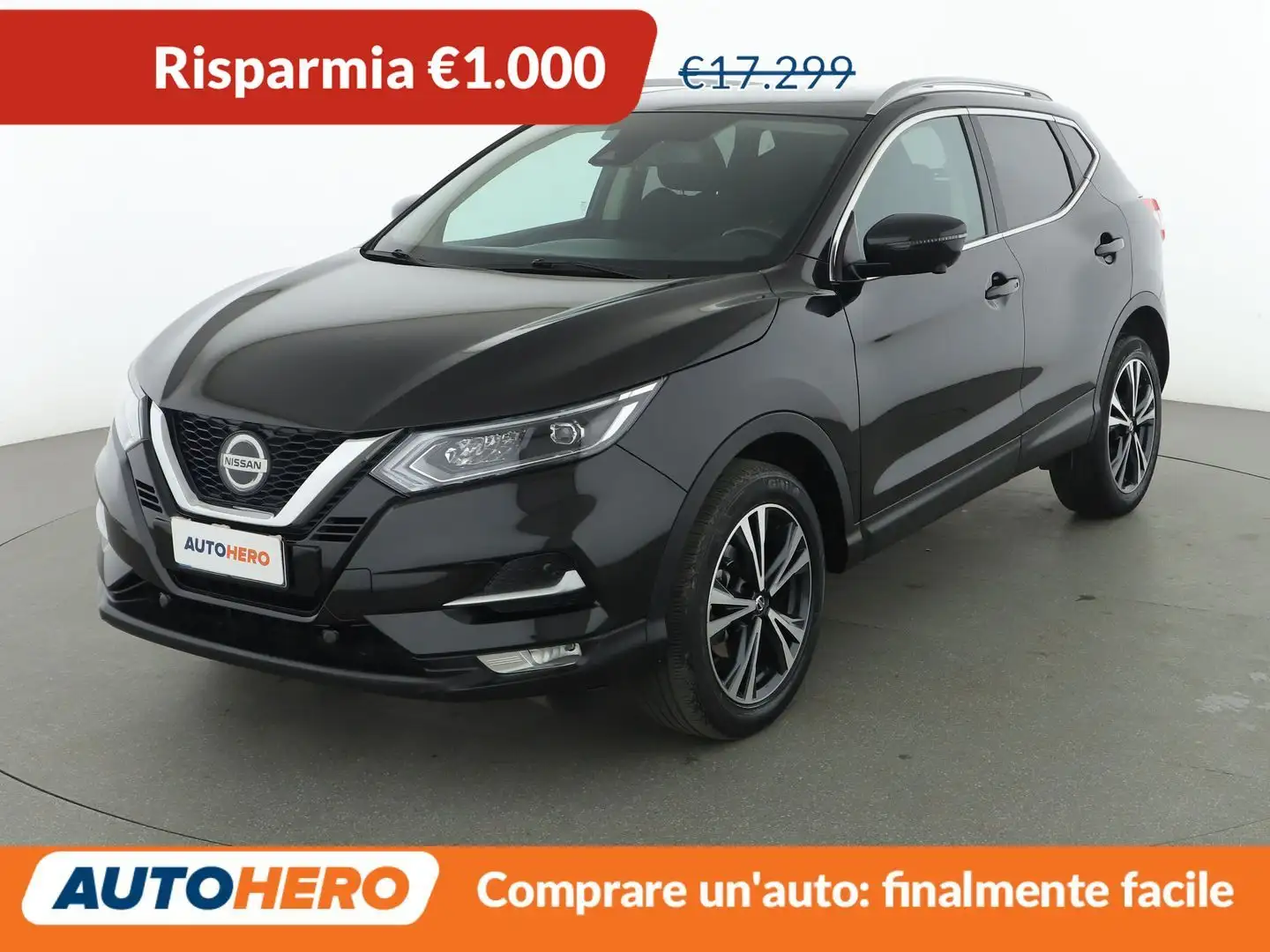 Nissan Qashqai 1.3 DIG-T N-Connecta 140 CV Schwarz - 1