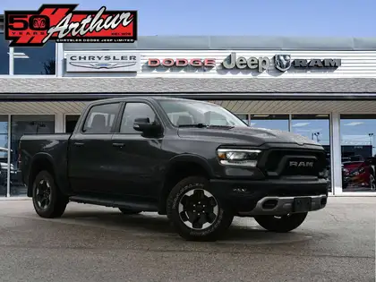 Gray 2022 RAM 1500 Pickup Truck Four-Wheel Drive 8-Speed Automatic