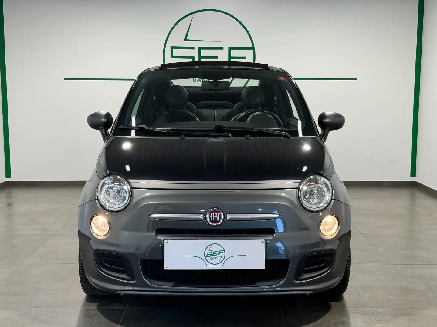 Fiat 500C * 1.2i * Sport GQ * Cuir  * Garantie 12 mois * Gris - 2