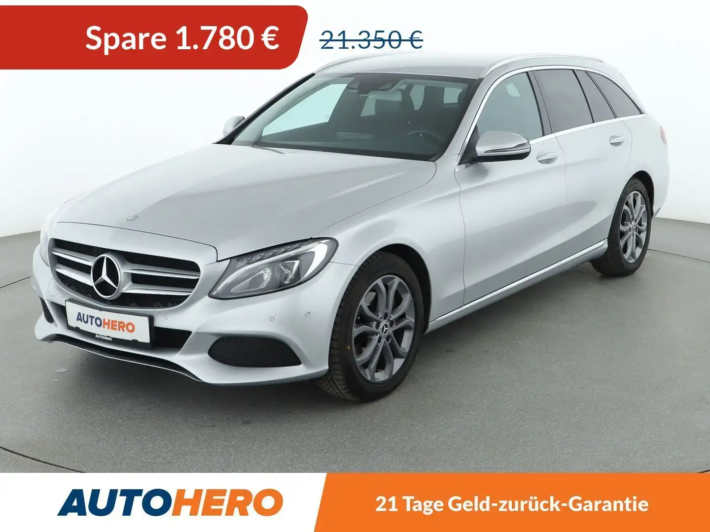 Mercedes-Benz C 220 C 220 d T BlueTEC Avantgarde Aut.*NAVI*LED*TEMPO* Silber - 1